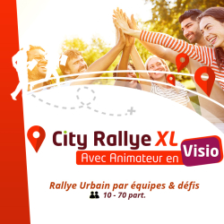 City Rallye XL Visio Avec Animateur|Team building & Intégration