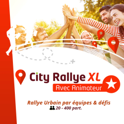 City Rallye XL Avec Animateur|Team building & Intégration