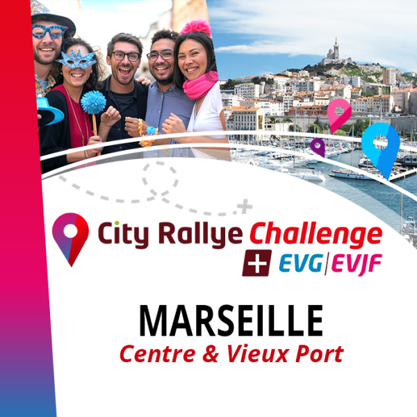 Pack City Rallye Challenge + Extension EVG EVJF - Marseille Vieux Port