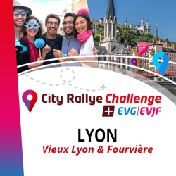 Pack City Rallye Challenge + Extension EVG EVJF - Lyon - Vieux Lyon & Fourvière