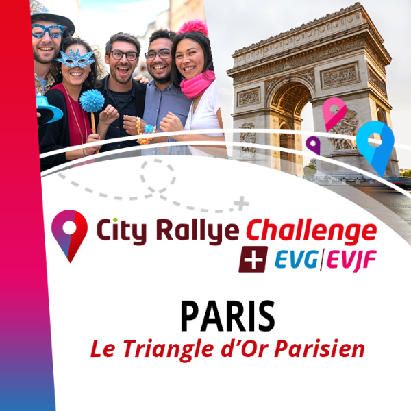 Pack City Rallye Challenge + Extension EVG EVJF - Paris Triangle d'Or