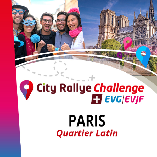 Pack City Rallye Challenge + Extension EVG EVJF - Paris Quartier Latin